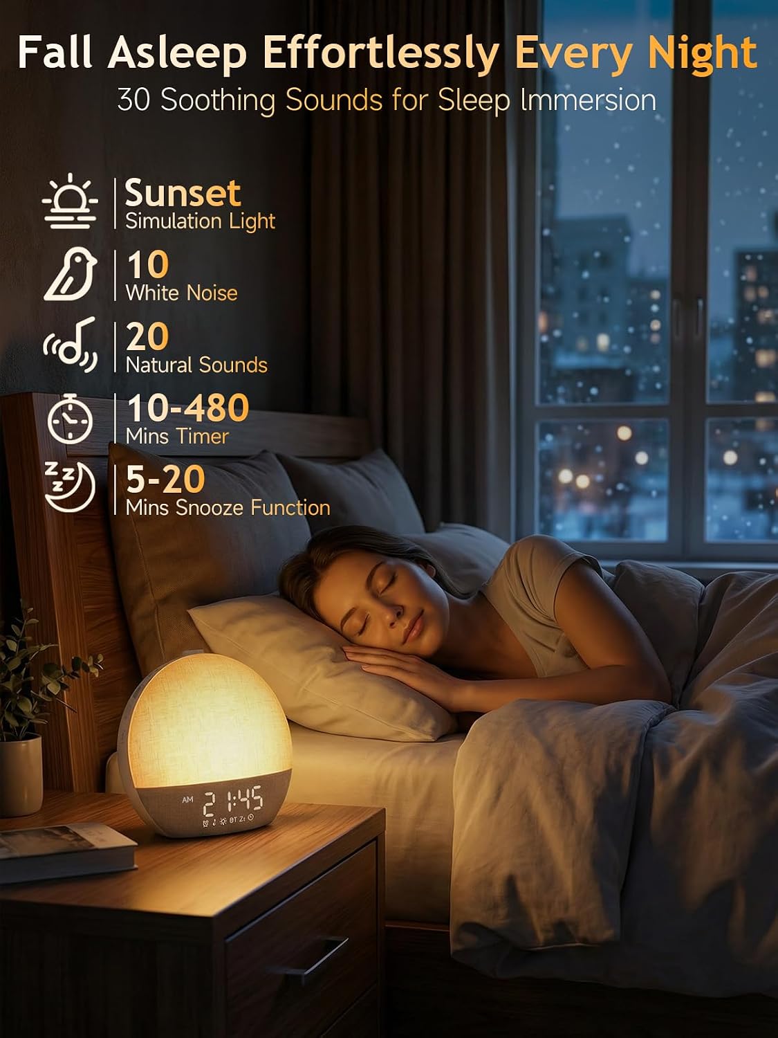 Sleep Assist Smart Sunrise Alarm