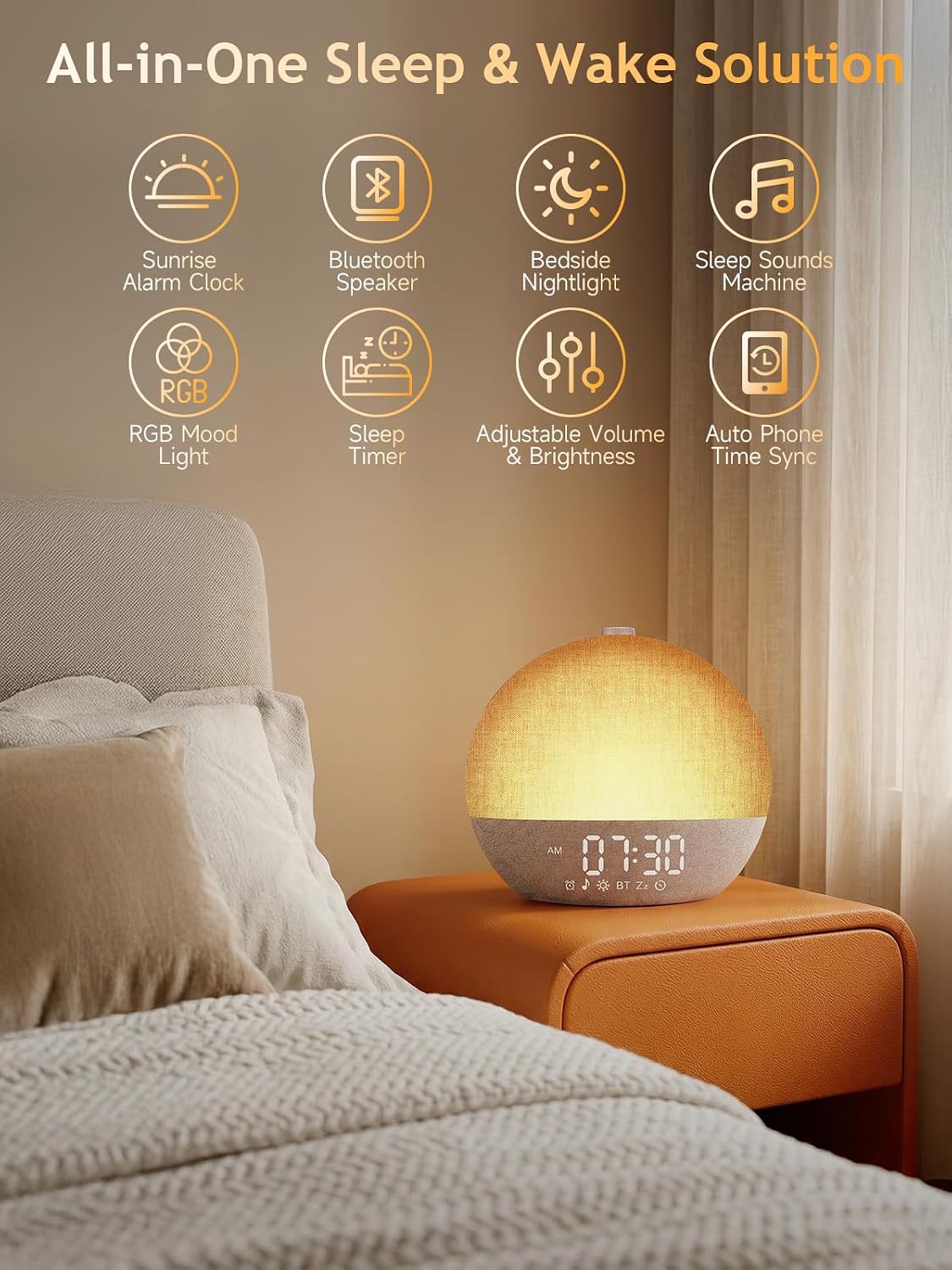 Sleep Assist Smart Sunrise Alarm